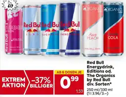 Billa Energydrink, Editions od. The Organics by Red Bull Angebot