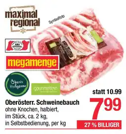 Maximarkt Oberio Hofgenau Schweinebauch Angebot