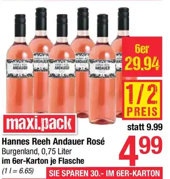 Maximarkt Hannes Reeh Andauer Rosé Angebot