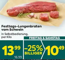 Billa Festtags-Lungenbraten Angebot