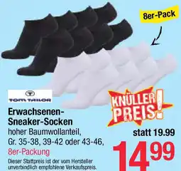 Maximarkt Tom Tailor Erwachsenen-Sneaker-Socken Angebot