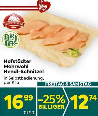 Billa Mehrwohl Hendl-Schnitzel Angebot