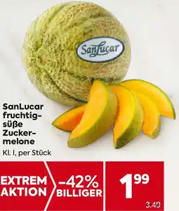 Billa Fruchtig- süße zucker- melone Angebot
