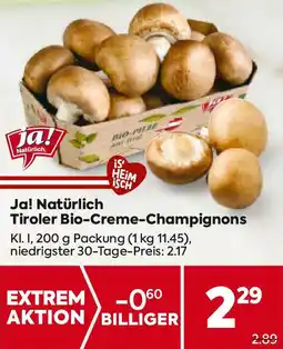 Billa Tiroler Bio-Creme-Champignons Angebot