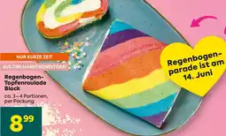 Billa Regenbogen- Topfenroulade Block Angebot