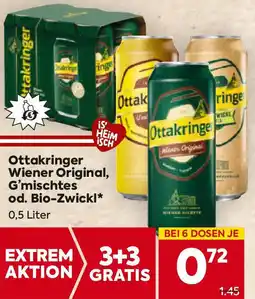 Billa Wiener Original, G'mischtes od. Bio-Zwickl Angebot