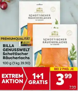 Billa Schottischer Räucherlachs Angebot