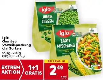 Billa Gemüse Vorteilspackun Angebot