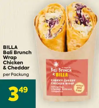 Billa Bali Brunch Wrap Chicken & Cheddar Angebot