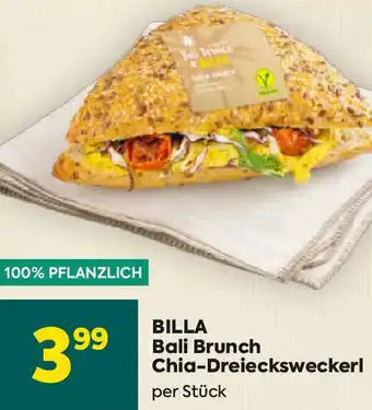 Billa Bali Brunch Chia-Dreiecksweckerl Angebot