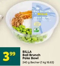 Billa Bali Brunch Poke Bowl Angebot