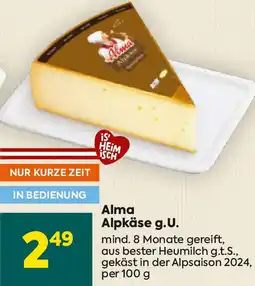 Billa Alpkäse g.U. Angebot