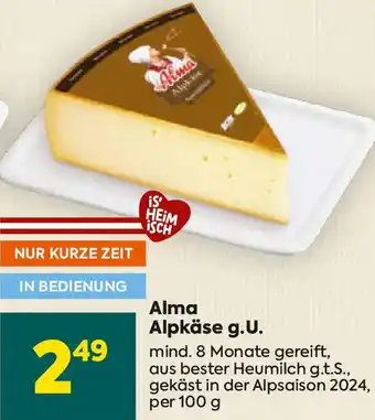 Billa Alpkäse g.U. Angebot