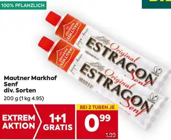 Billa Senf Angebot