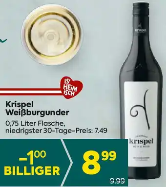 Billa Weißburgunder Angebot