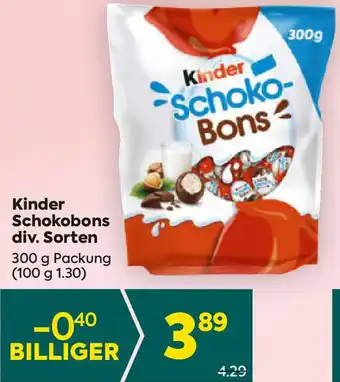 Billa Schokobons Angebot