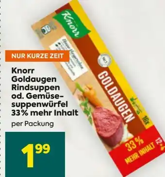 Billa Knorr Goldaugen Rindfleischsuppe Angebot
