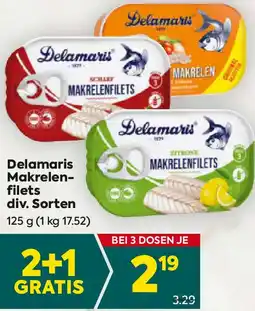 Billa Makrelen- filets Angebot