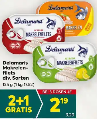 Billa Makrelen- filets Angebot
