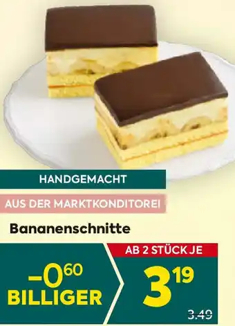 Billa Bananenschnitte Angebot