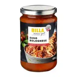 Billa Billa Immer gut Sugo Bolognese Angebot