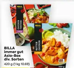 Billa Billa immer gut Asia-Box Angebot
