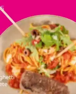Mömax Mömax Spaghetti Napoli mit 150g Lady-Steak Angebot