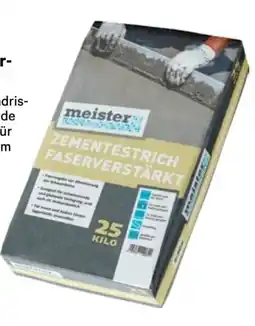 Lagerhaus Meister Zementestrich faserverstärkt Angebot