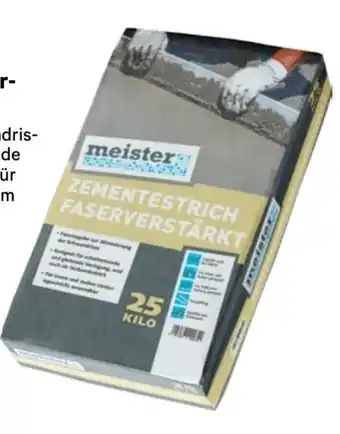 Lagerhaus Meister Zementestrich faserverstärkt Angebot
