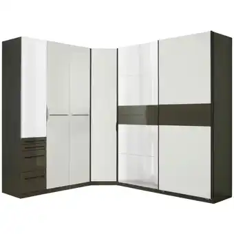 Möbelix Eckschrank Mit Spiegel B: 225cm Ondega Anthrazit/weiß Angebot