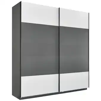 Möbelix Schwebetürenschrank B: 228cm Ondega Anthrazit/weiß Angebot