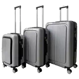 Möbelix Reisekoffer Set 3-tlg Verona 4 Rollen Hartschale Angebot