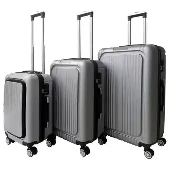Möbelix Reisekoffer Set 3-tlg Verona 4 Rollen Hartschale Angebot