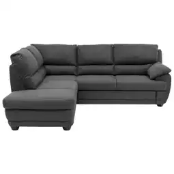 Möbelix Ecksofa Nebolo Dunkelgrau Mikrofaser Angebot