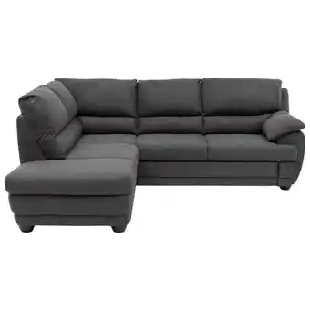 Möbelix Ecksofa Nebolo Dunkelgrau Mikrofaser Angebot