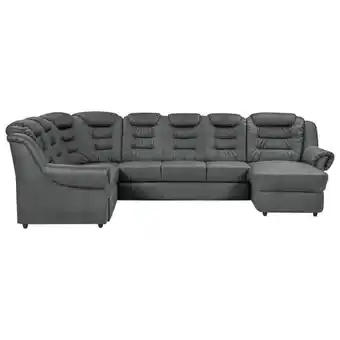 Möbelix Wohnlandschaft Boston Dunkelgrau Chenille Angebot