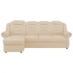 Möbelix Ecksofa Boston Beige Lederlook Angebot