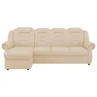 Möbelix Ecksofa Boston Beige Lederlook Angebot