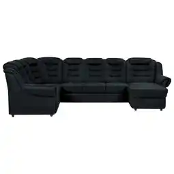 Möbelix Wohnlandschaft Boston Schwarz Chenille Angebot