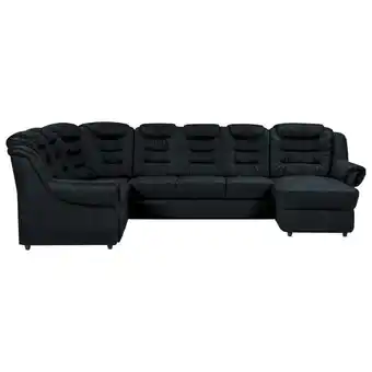 Möbelix Wohnlandschaft Boston Schwarz Chenille Angebot