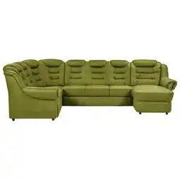 Möbelix Wohnlandschaft Boston Grün Chenille Angebot