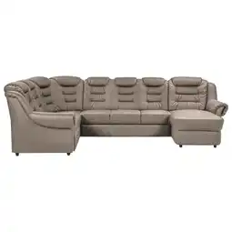 Möbelix Wohnlandschaft Boston Hellbraun Lederlook Angebot