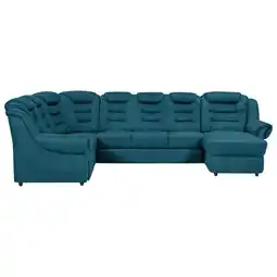 Möbelix Wohnlandschaft Boston Blau Chenille Angebot