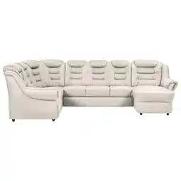 Möbelix Wohnlandschaft Boston Weiß Lederlook Angebot