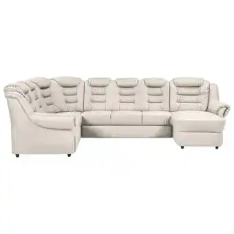 Möbelix Wohnlandschaft Boston Weiß Lederlook Angebot