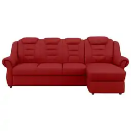 Möbelix Ecksofa Boston Rot Lederlook Angebot