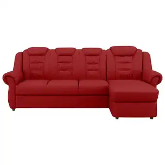 Möbelix Ecksofa Boston Rot Lederlook Angebot