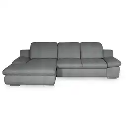 Möbelix Ecksofa Isona Dunkelgrau Chenille Angebot