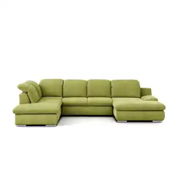 Möbelix Wohnlandschaft Isona Grün Chenille Angebot