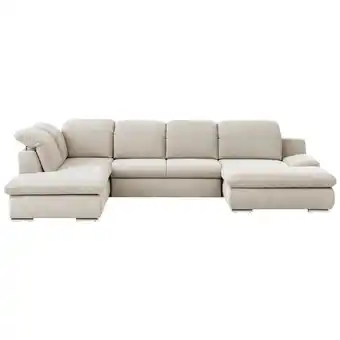 Möbelix Wohnlandschaft Isona Creme Chenille Angebot